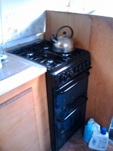New Cooker in place 
