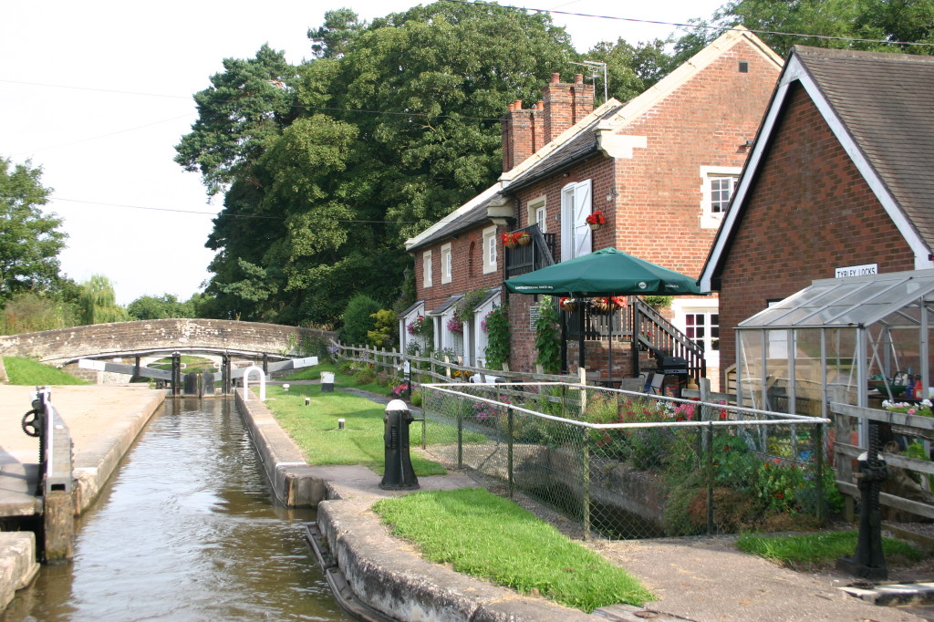 Tytley top lock and Wharf buidlings