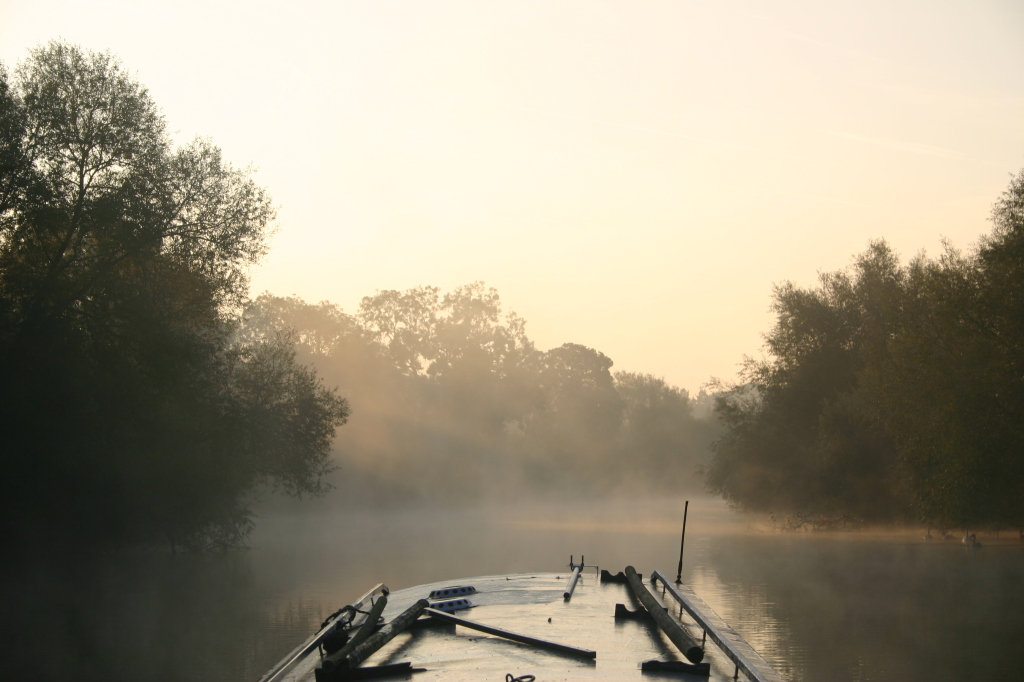Misty morning on the river