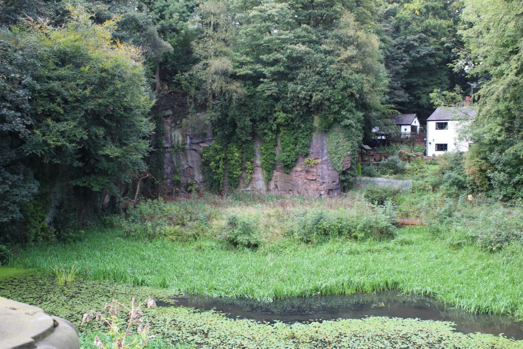 The Delph - all overgrown and silted up