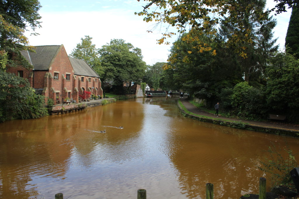 Looking down the canal from The Packet House