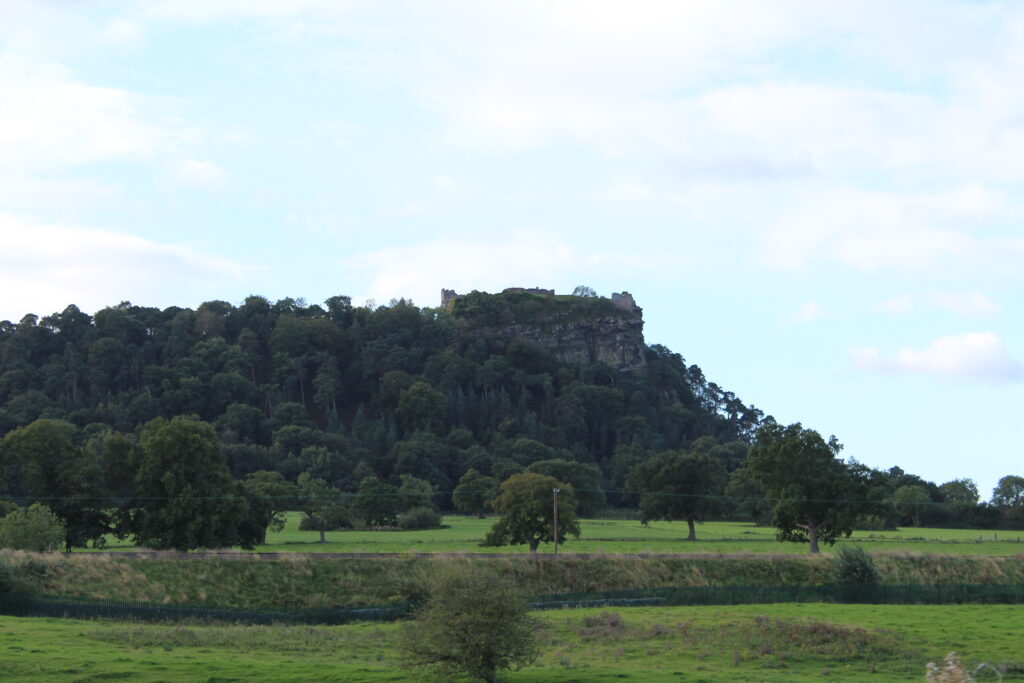 Beeston Castle from the canal